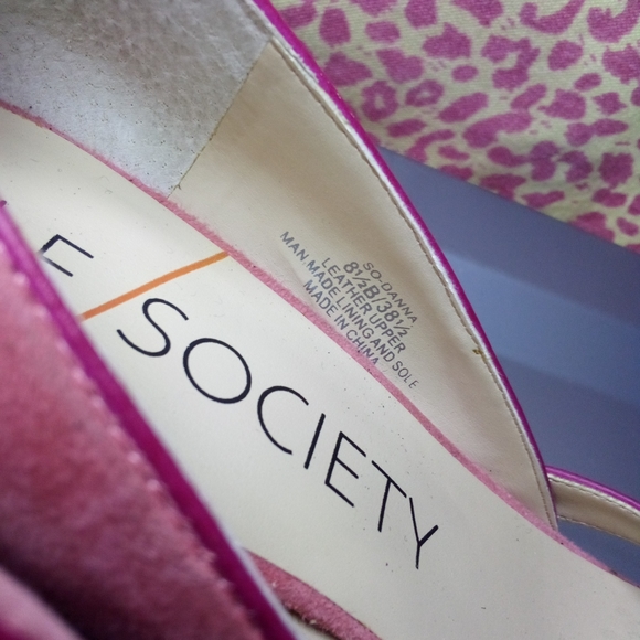 Sole Society Pink Danna Suede Wedges - Picture 4 of 11